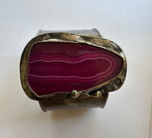 Agate Cuff Fuchsia