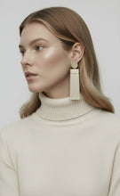 Lydia Tassel Earrings- Silver Cloud