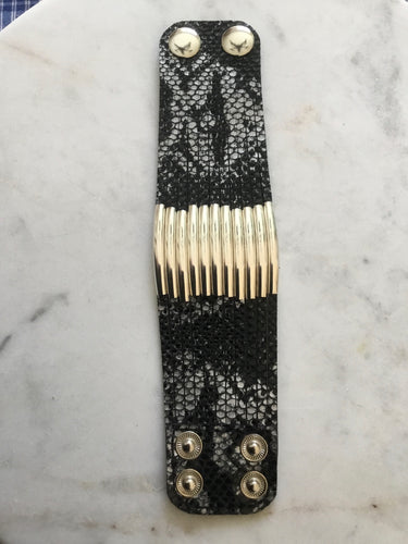 SALE! Ashley Italian Leather Cuff