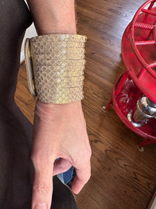 SALE! Daisy Leather Cuff