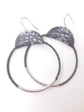 SALE! Daphne Hoop Grey Snake